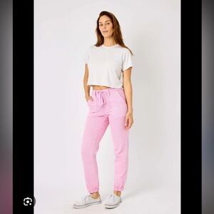 Judy Blue Light Pink Jogger Jeans